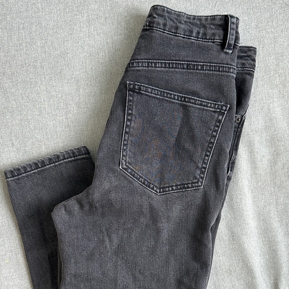 ASOS Black / Grey Skinny Jeans (Size 26) - Picture 3 of 4